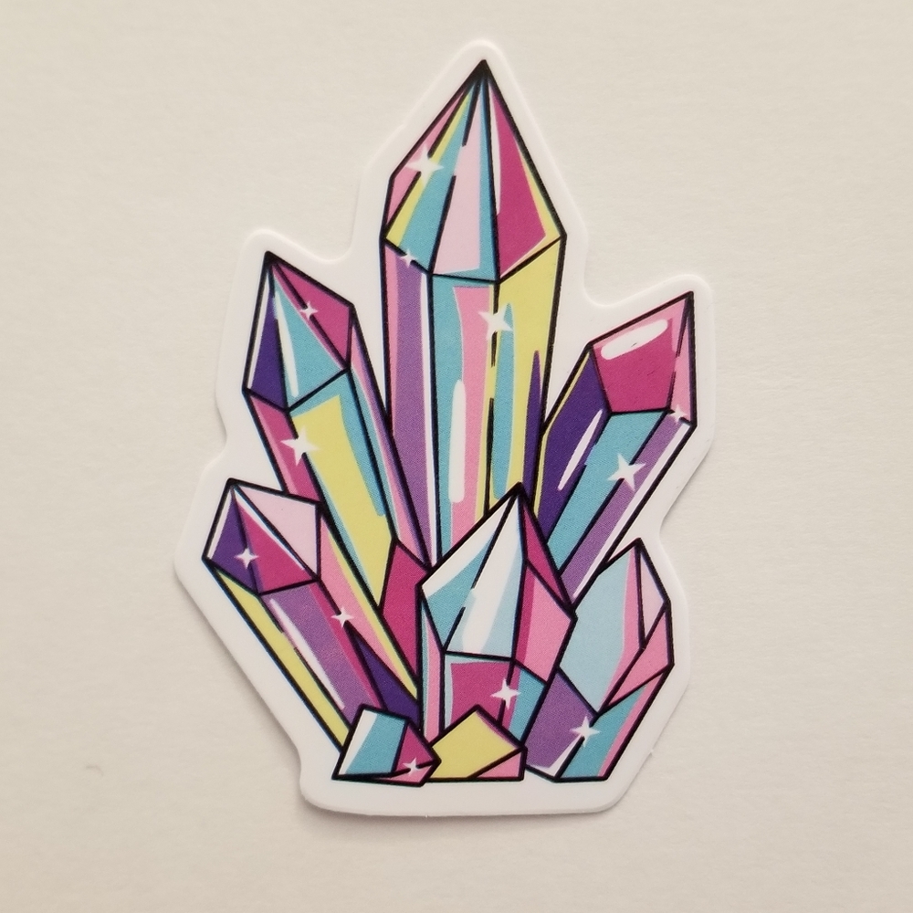 10/$10 Colorful Crystals Sticker